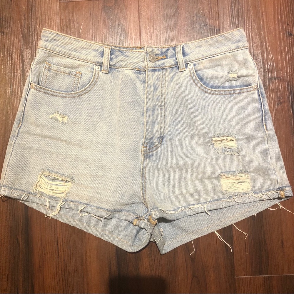 Brandy Melville high waisted denim shorts